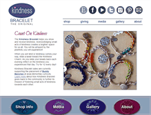 Tablet Screenshot of kindnessbracelet.com